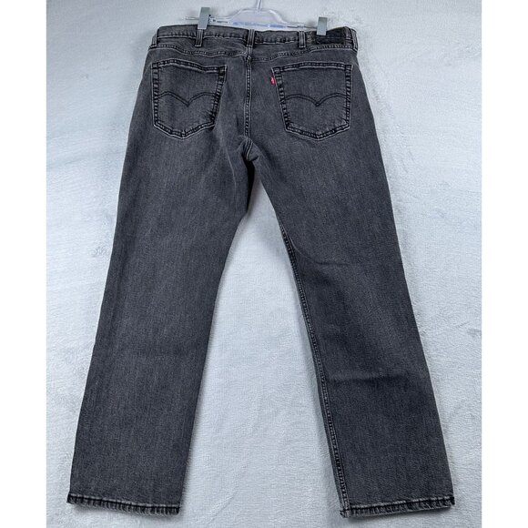 Levi Strauss & Co. Straight Leg Jeans Mens Size 38X30 Mid Rise S40196 Black - Picture 2 of 14